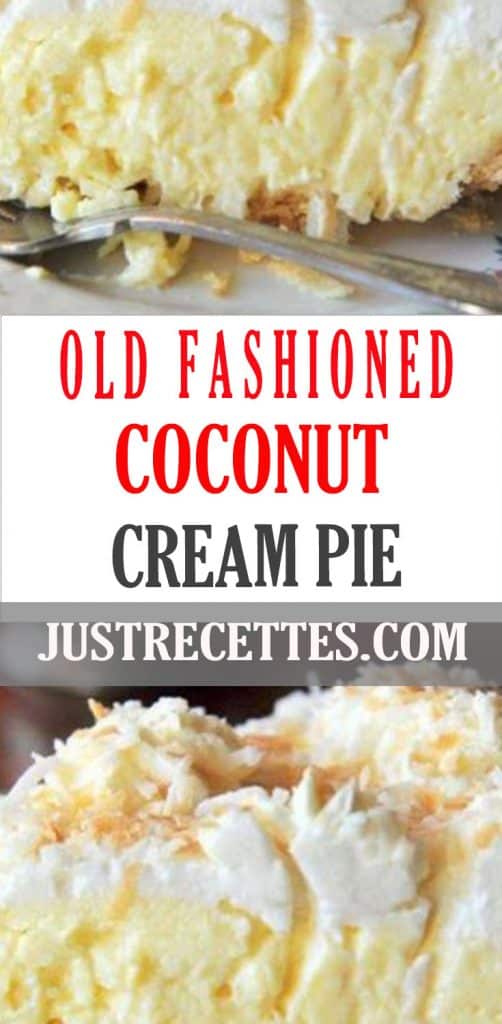 Old Fashioned Coconut Cream Pie - the kind of cook recipe
