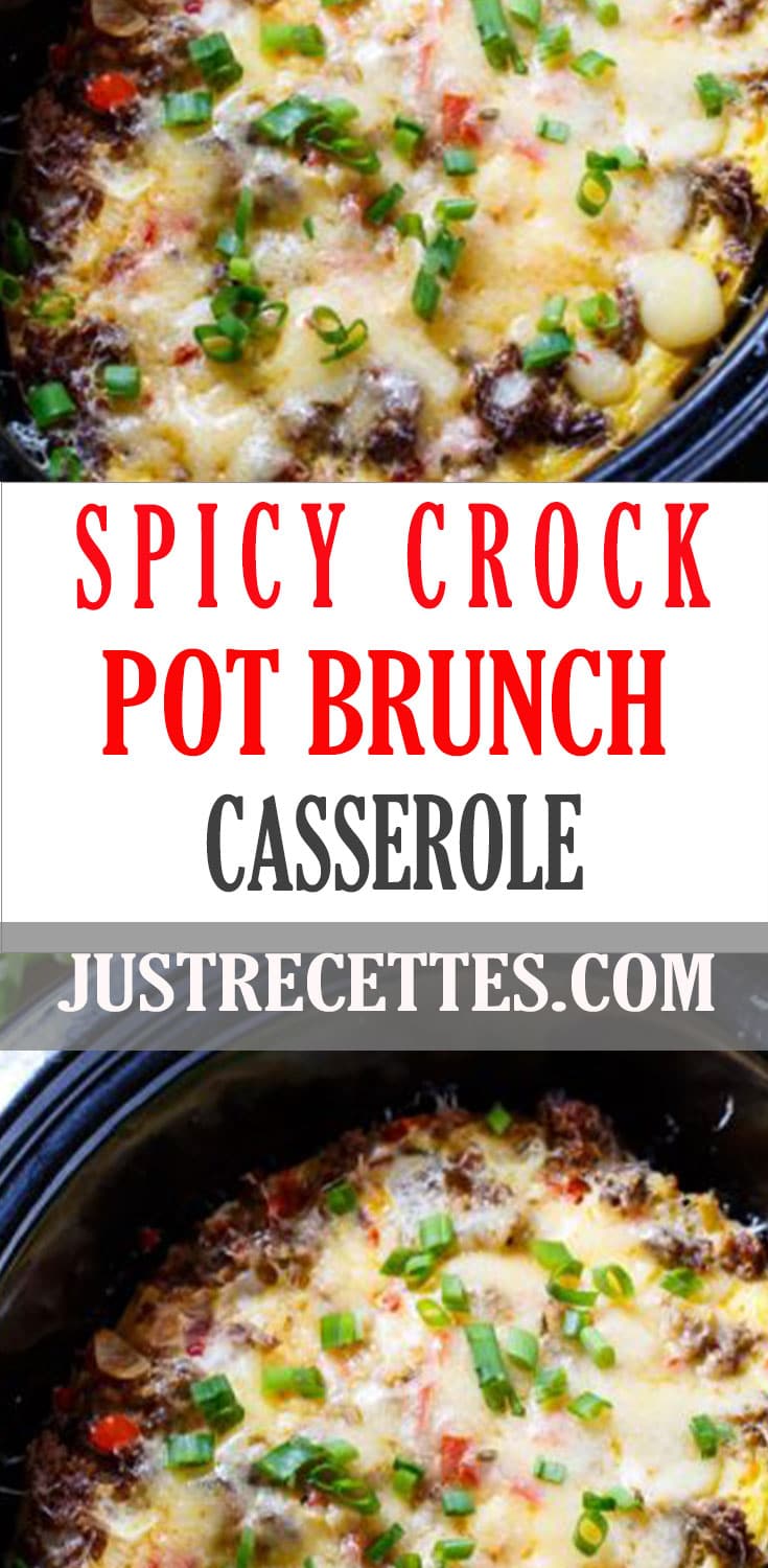 Spicy Crock Pot Brunch Casserole the kind of cook recipe