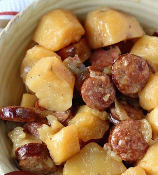 Crockpot Sausage & Potatoes Recipe 1