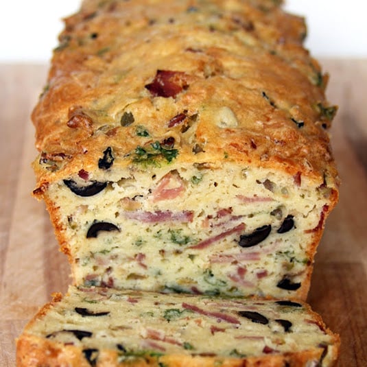 Olive, Bacon, & Cheese Bread 1