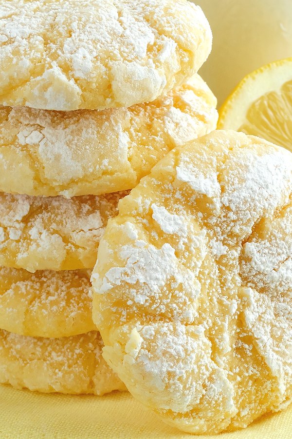 Lemon Gooey Butter Cookies – Best Ever