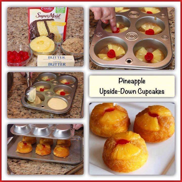 Pineapple Upside-Down Cupcakes 19