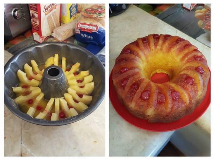 Pineapple Upside Down Bundt Cake 1