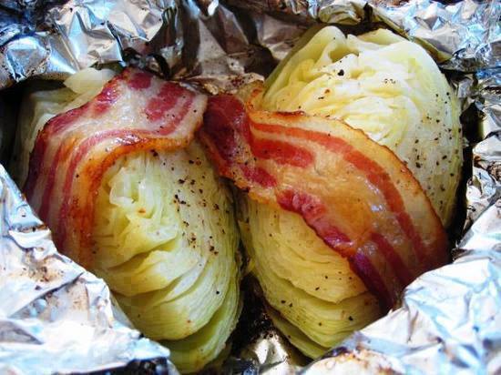 GRILLED CABBAGE