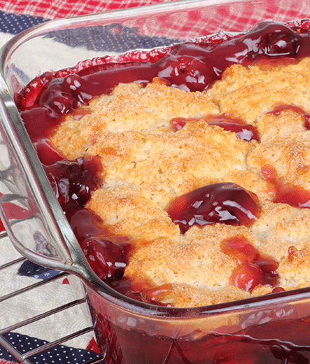 Old Fashioned Cherry Cobbler