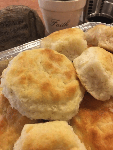 Buttermilk Biscuits Topped With Honey Butter 1