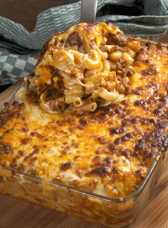 Macaroni and Beef with Cheese