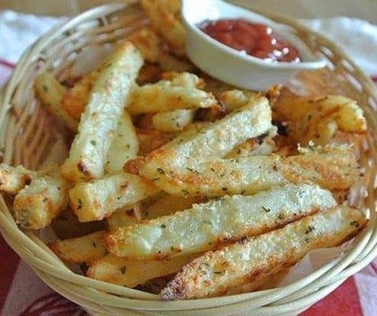 Baked Garlic Parmesan Fries 1