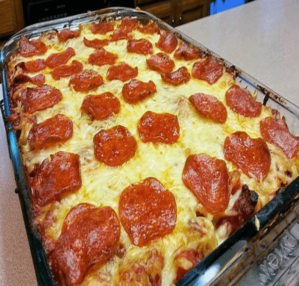 Mama’s Pizza Casserole
