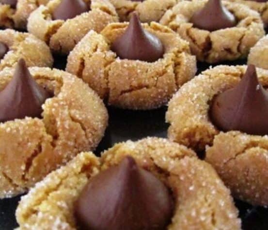Peanut Butter Hershey’s Kiss Cookies 1