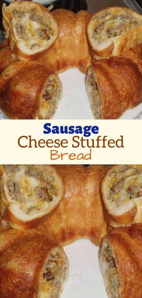 Sausage & Cheese Stuffed Bread