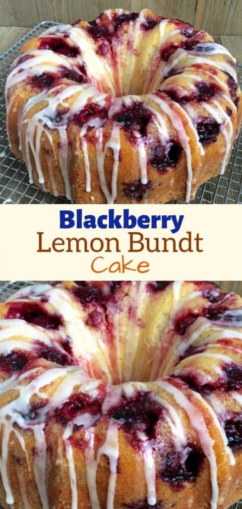Blackberry Lemon Bundt Cake