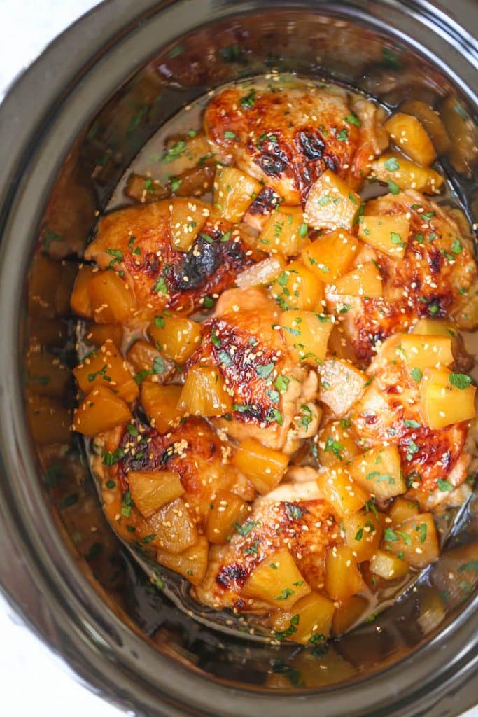 The Slow Cooker Pineapple Chicken That You’ll Never Stop Eating