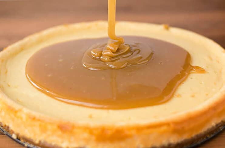 SALTED CARAMEL CHEESECAKE….this is the BEST & so easy to make! 1