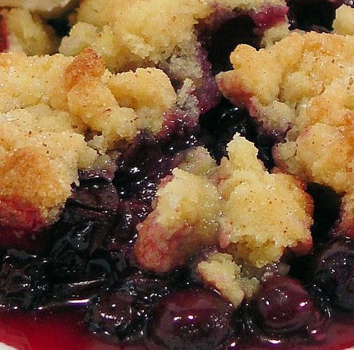 Quick and Easy Blueberry Cobbler