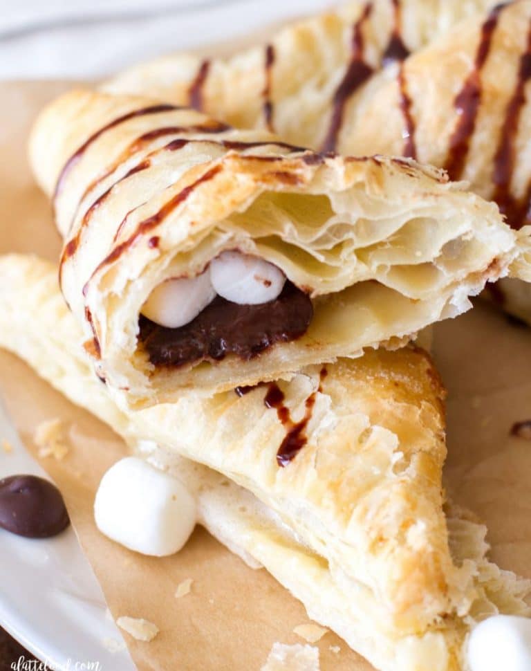 {3-ingredient} S’mores Turnovers