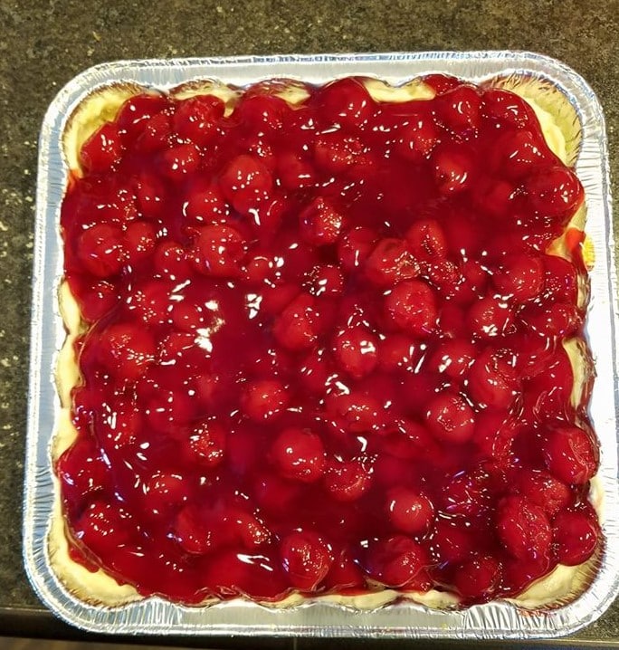 Homemade Cherry Cheesecake !