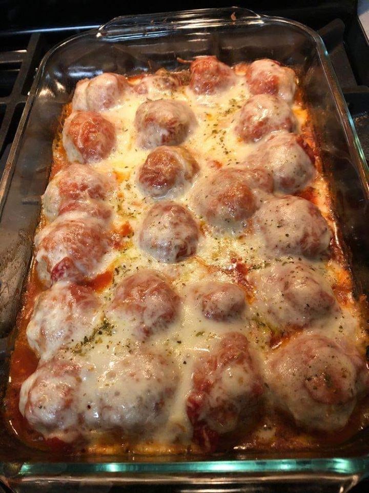 Dump And Bake Your Way To A Fantastic Meatball Casserole!
