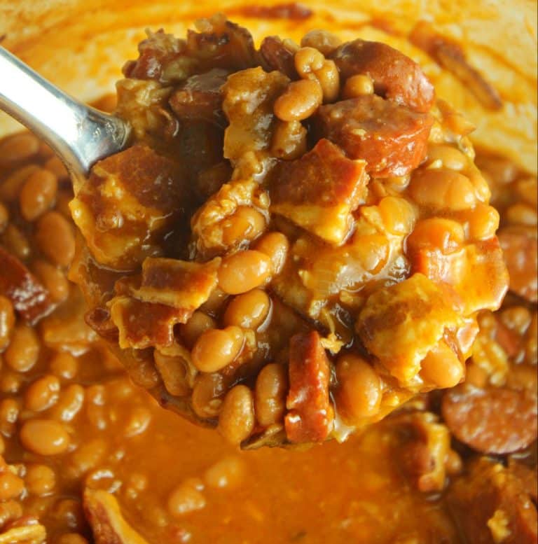 Ultimate Baked Beans with Smoked Sausage
