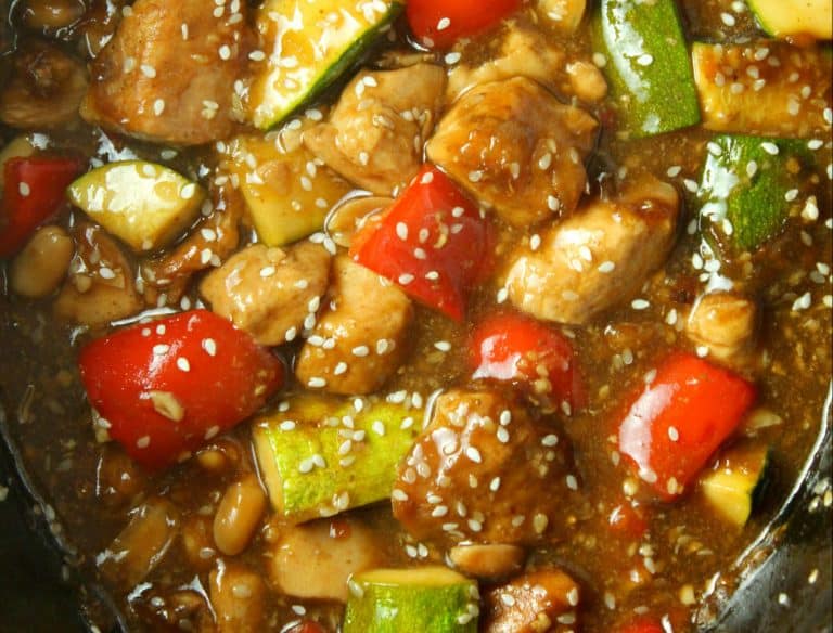 Slow Cooker Kung Pao Chicken!