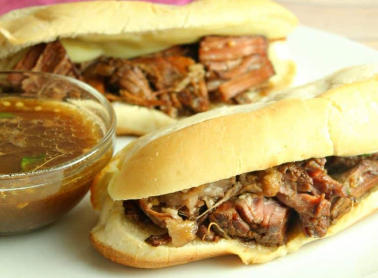 Slow Cooker French Dip Sandwiches!