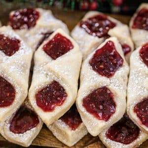 RASPBERRY BOW TIE COOKIES - the kind of cook recipe