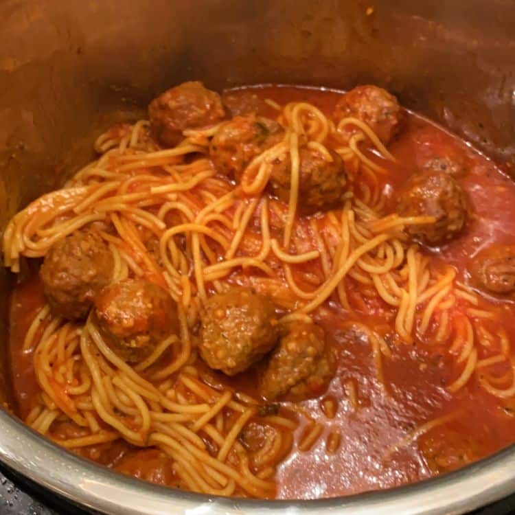 Instant Pot Spaghetti and Meat