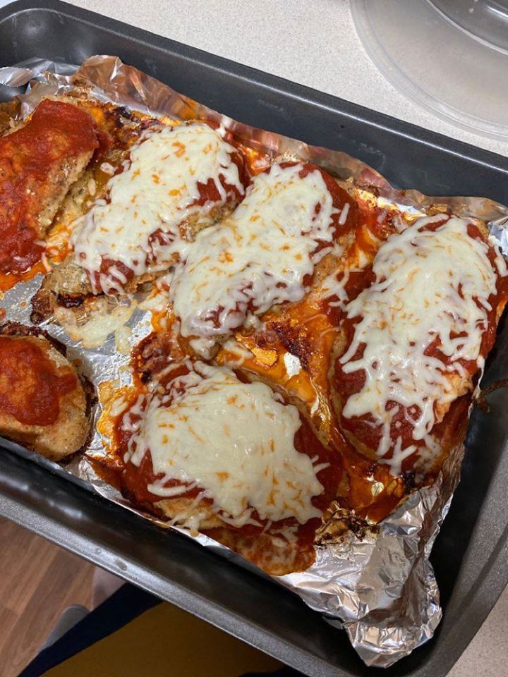 OVEN BAKED CHICKEN PARMESAN