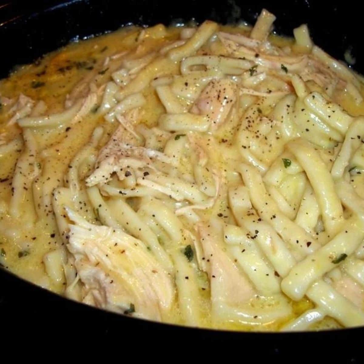The ABSOLUTE BEST Comforting Chicken & Noodles Crock Pot, It’s Easy…