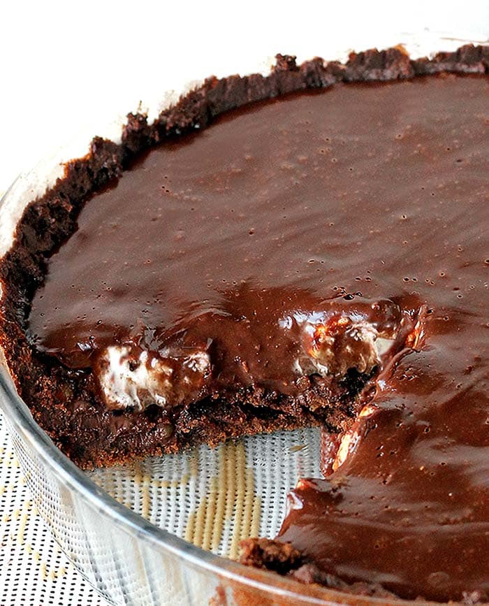 Chocolate Fudge Brownie Pie