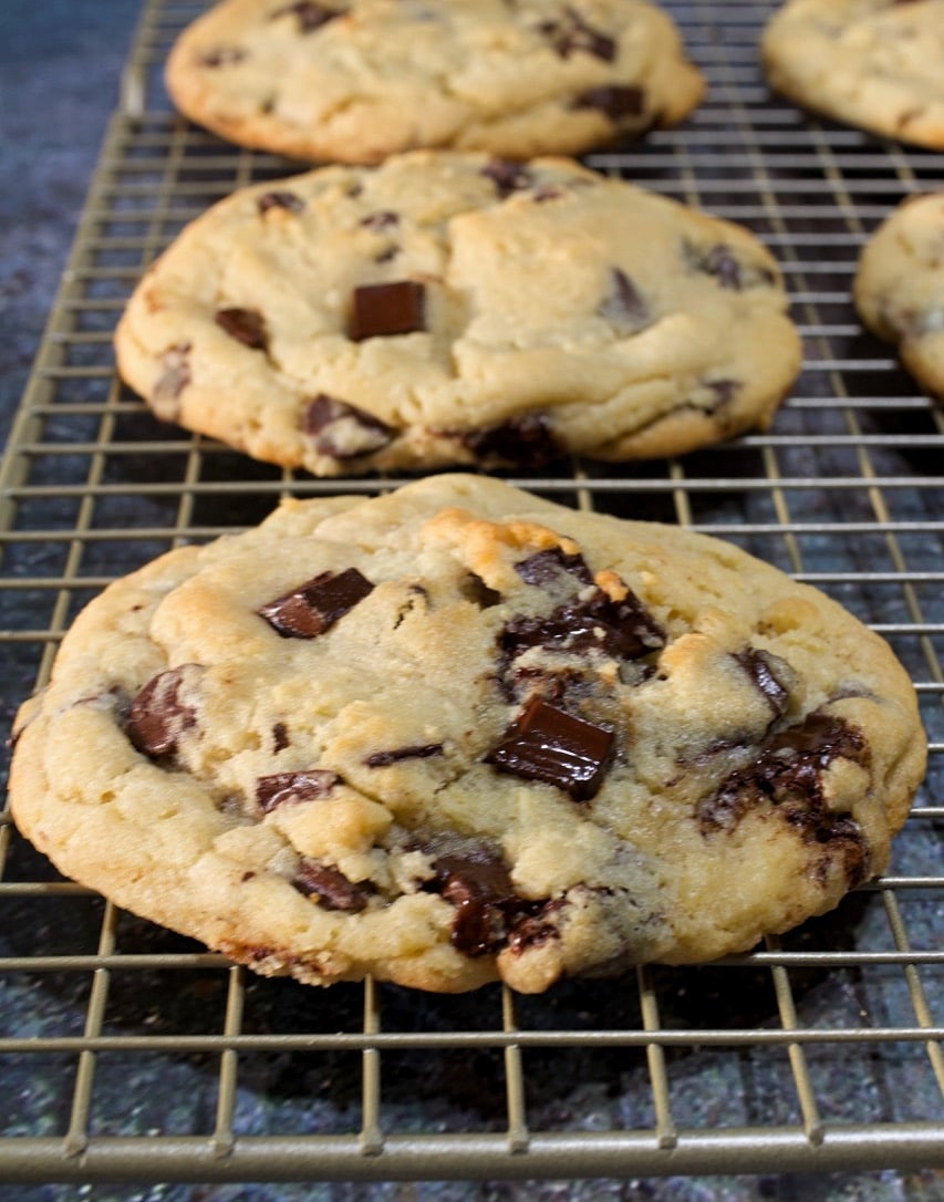Bakery Style Chocolate Chip Cookies - the kind of cook recipe