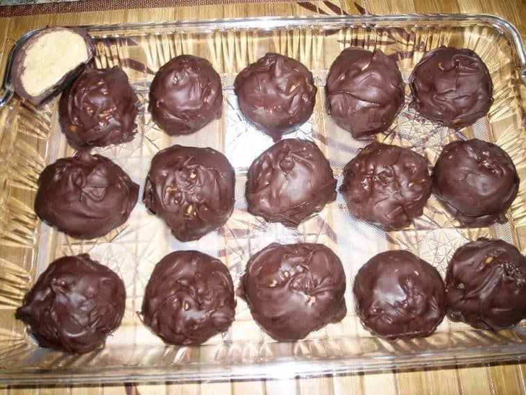 EASY CHOCOLATE PEANUT BUTTER BALLS–A FAMILY