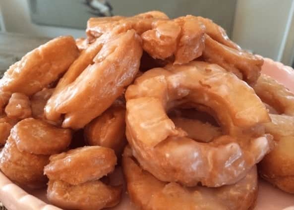 OLD FASHIONED SOUR CREAM GLAZED DONUTS