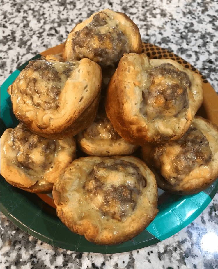 Cheezy Sausage Biscuit Bites