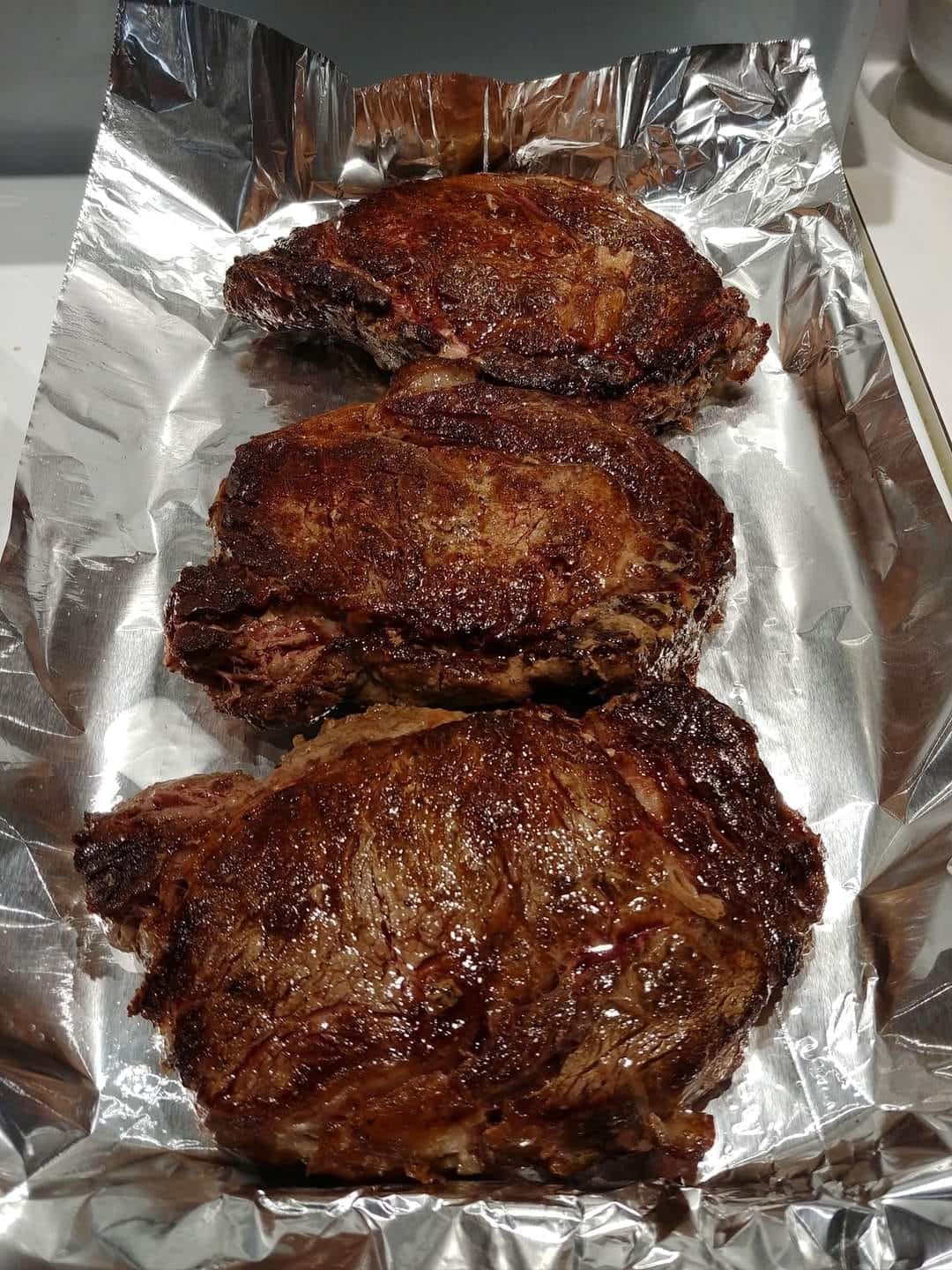 Ribeye steak.. 1
