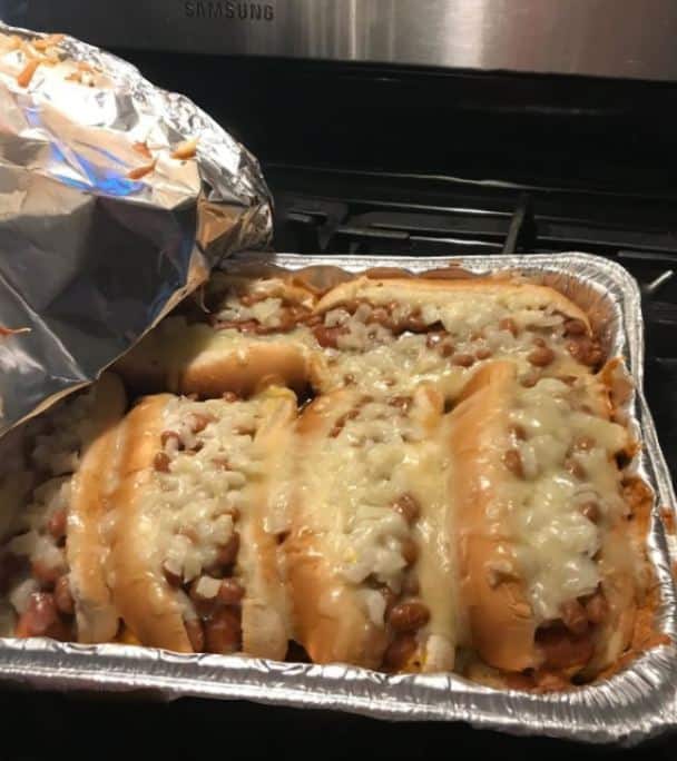 OVEN BAKED HOT DOGS