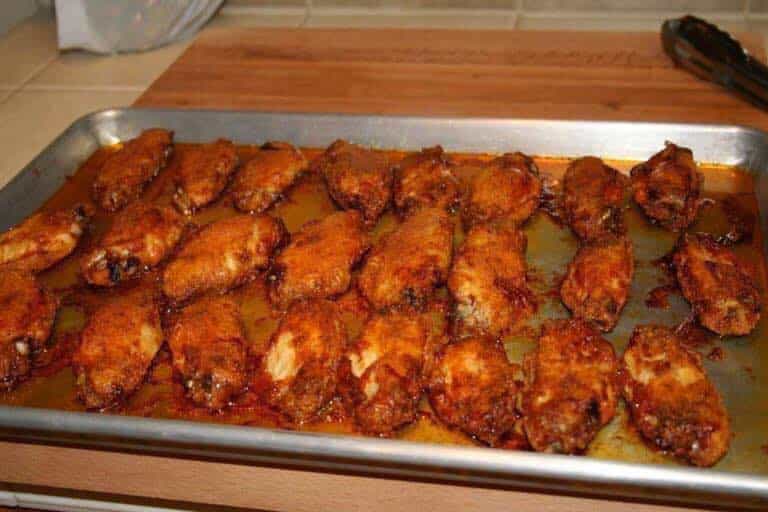 HOMEMADE OVEN BAKED HOT WINGS