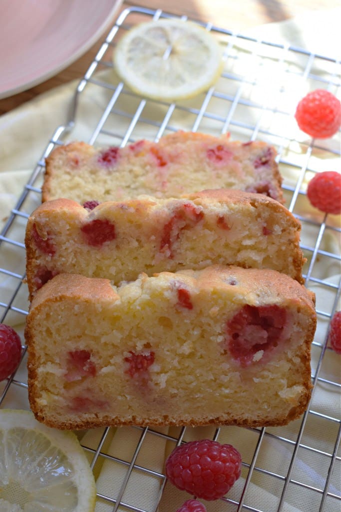 Raspberry Lemon Loaf Cake