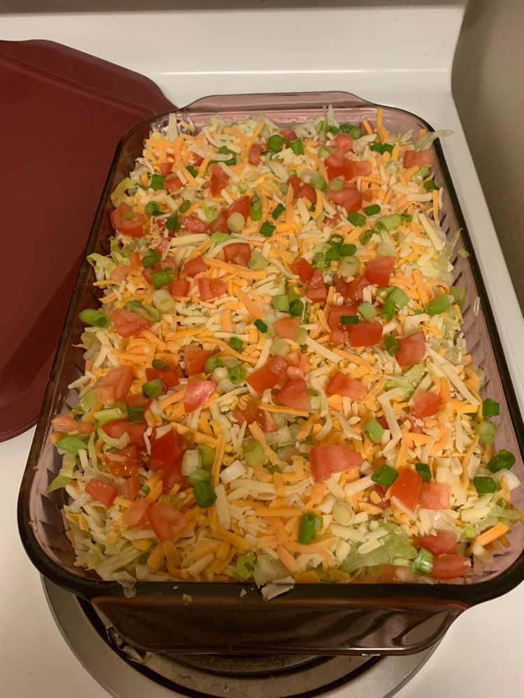 TACO DIP WITH MEAT