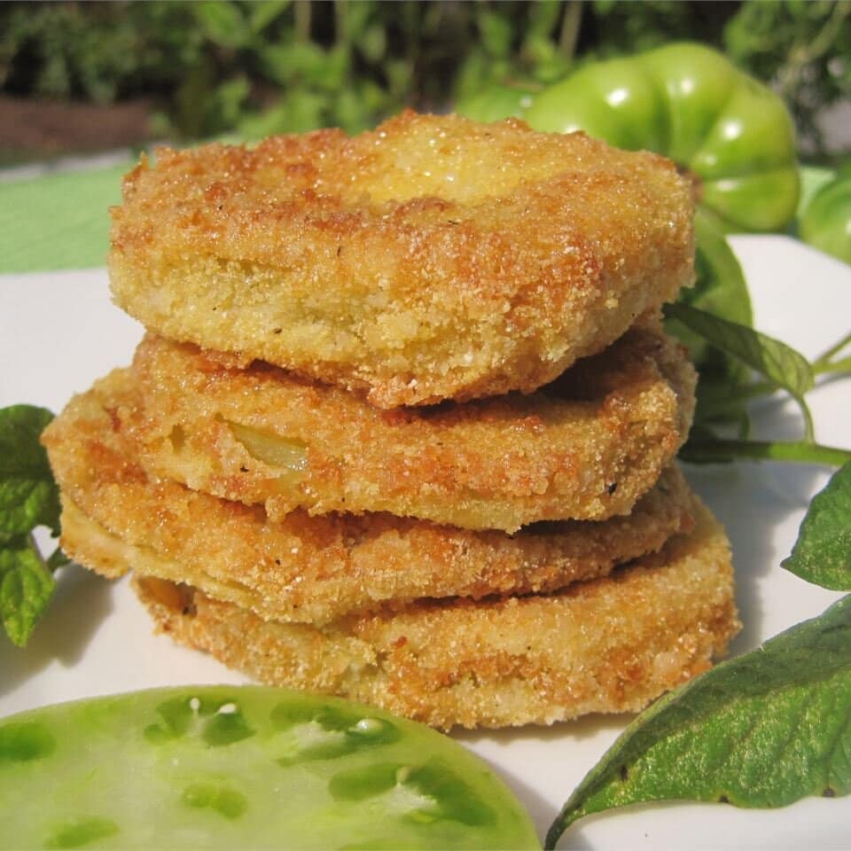 FRIED GREEN TOMATOES - the kind of cook recipe