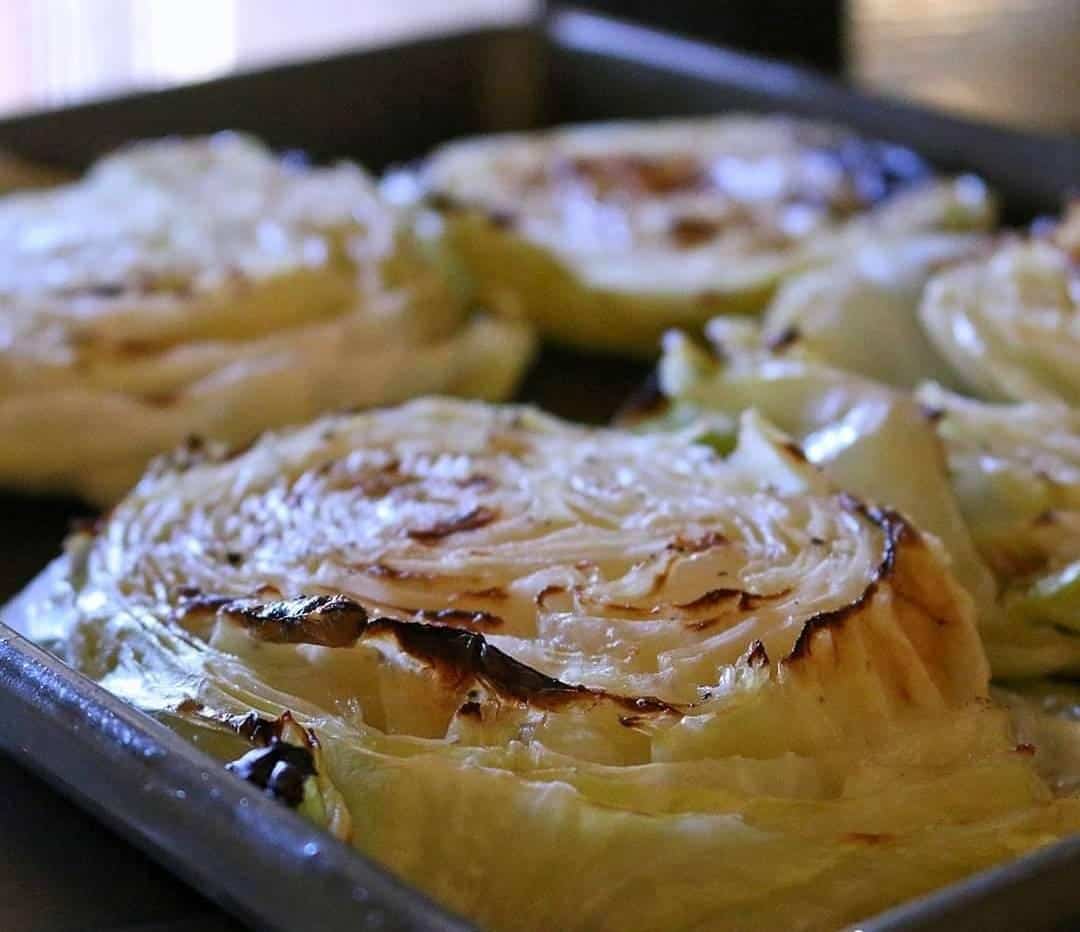 ROASTED CABBAGE STEAKS