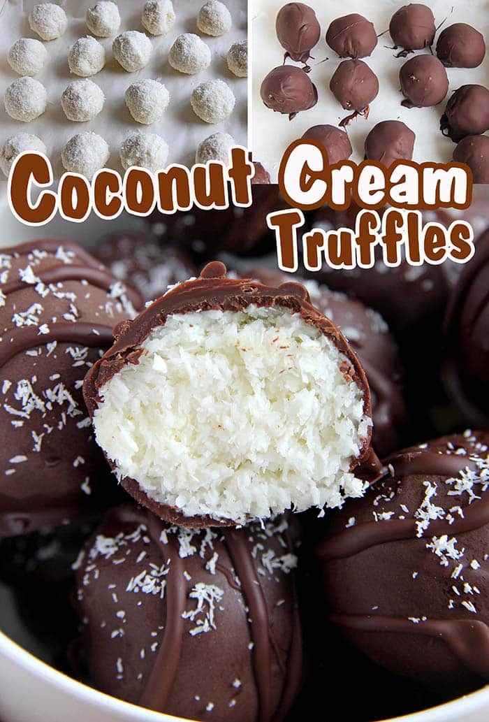 Chocolate Coconut Cream Truffles 1