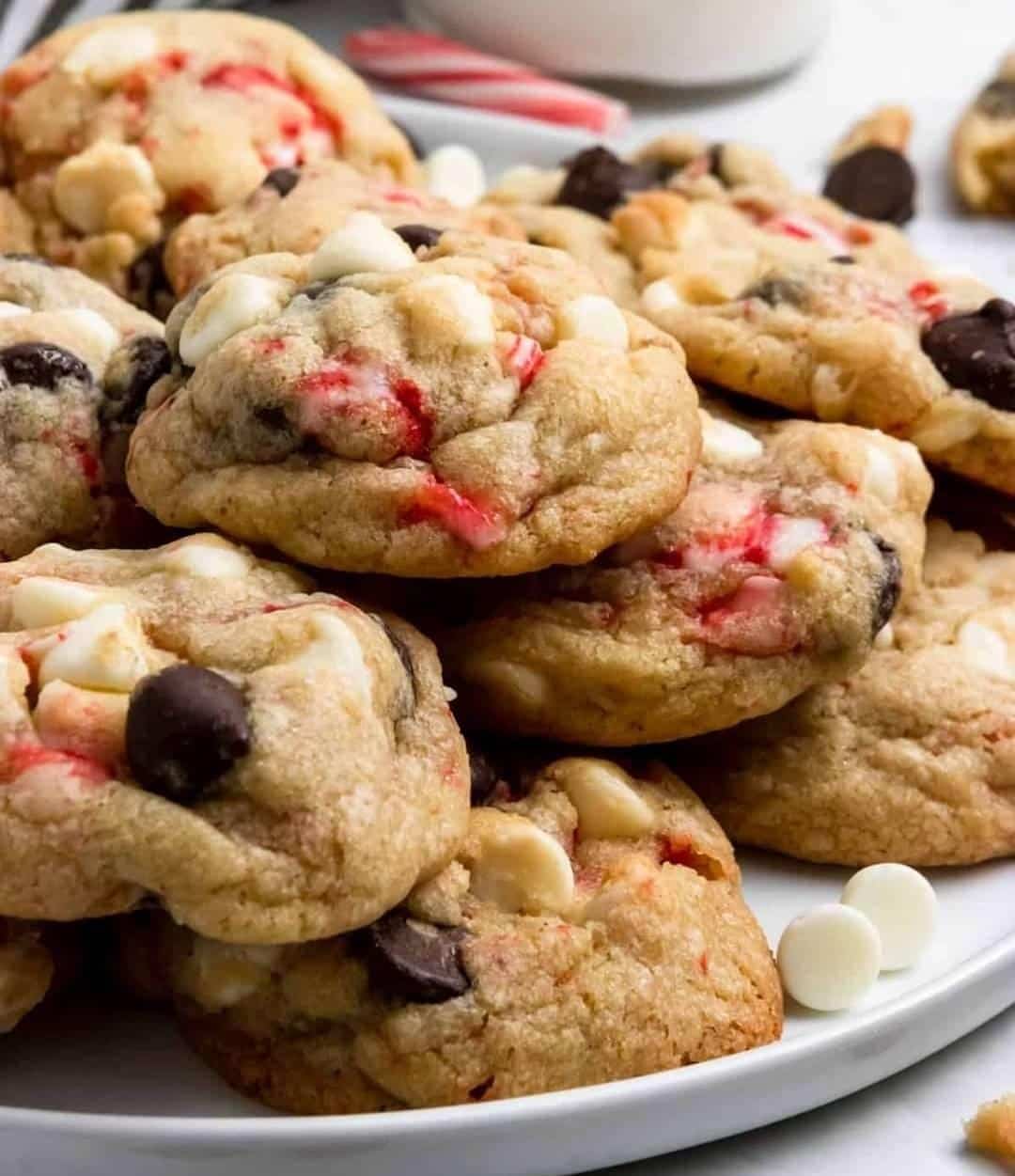 Peppermint Chocolate Chip Cookies 1