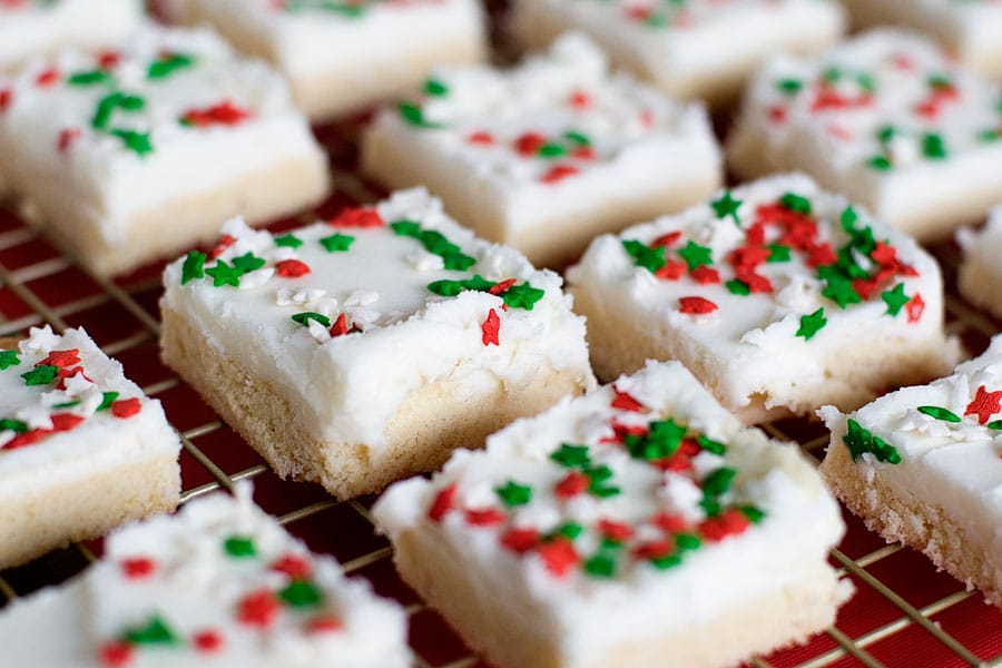 EASY FROSTED SUGAR COOKIE BARS
