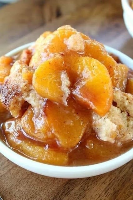 Old-Time Oven Peach Cobbler