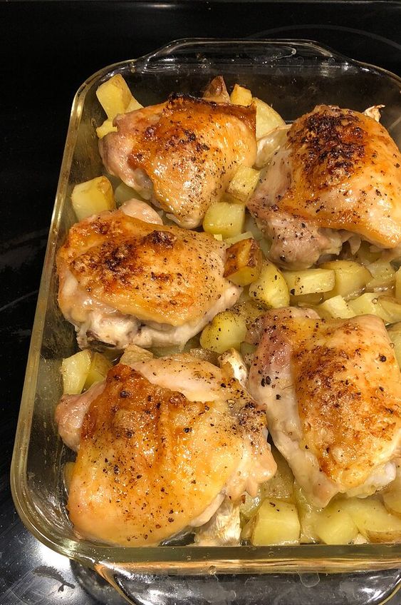 Garlic Roasted Chicken and Potatoes 16