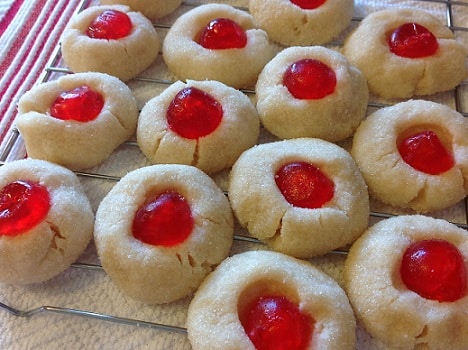 Cherry Gem Cookies Recipe