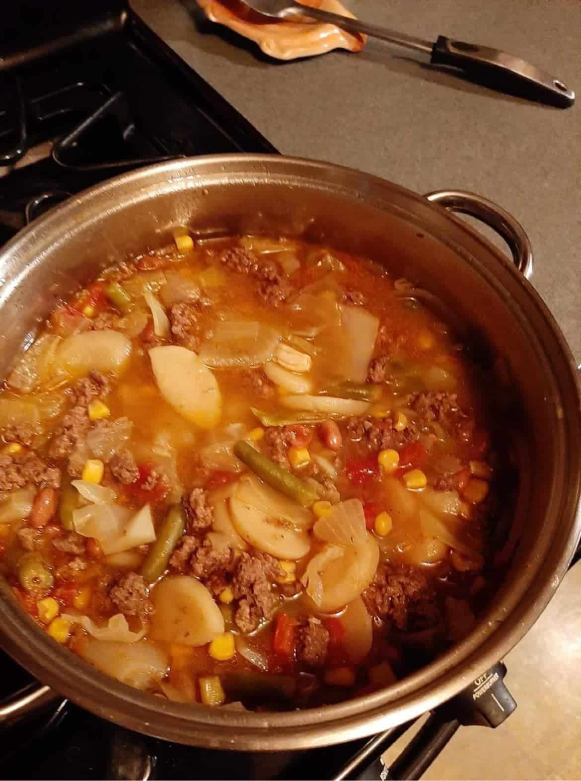 Found a recipe “Canned Cowboy Stew” it’s good!!