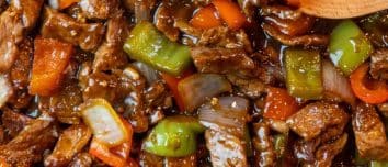 Chinese Pepper Steak with Onions 10