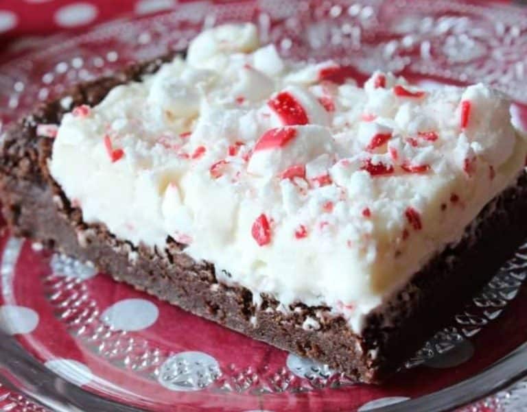 PEPPERMINT FROSTED BROWNIES